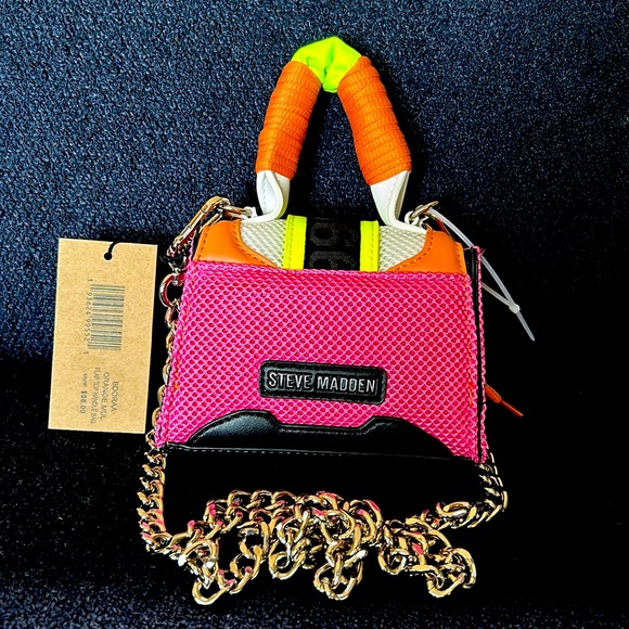 Steve Madden small hand/crossbody. Multi colored. NWT - Picture 2 of 7